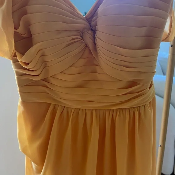 Azazie Millie Dress in Marigold - Picture 4 of 7